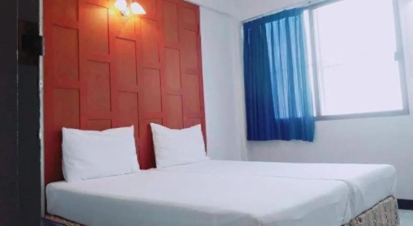 Bed in New Siam Guest House