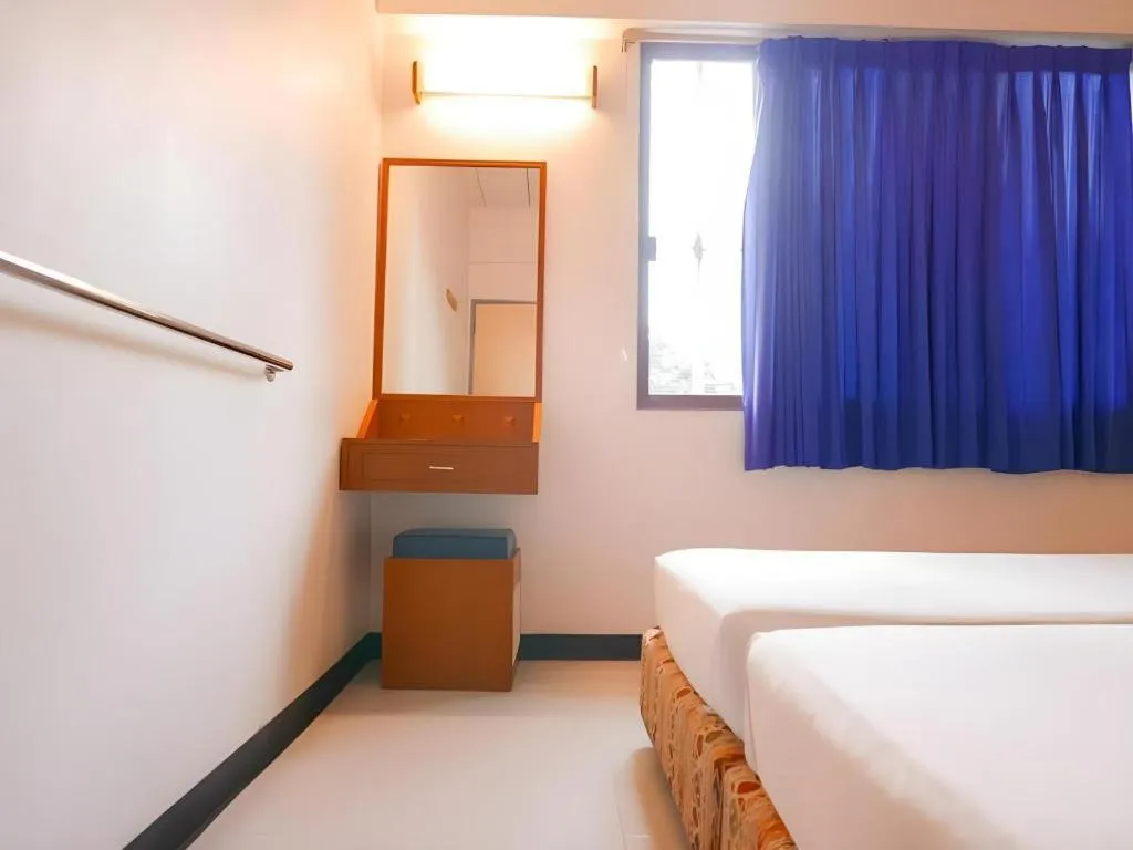 Bed in New Siam Guest House