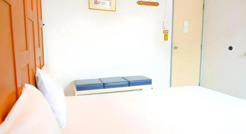 Bed in New Siam Guest House