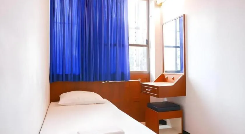 Bed in New Siam Guest House