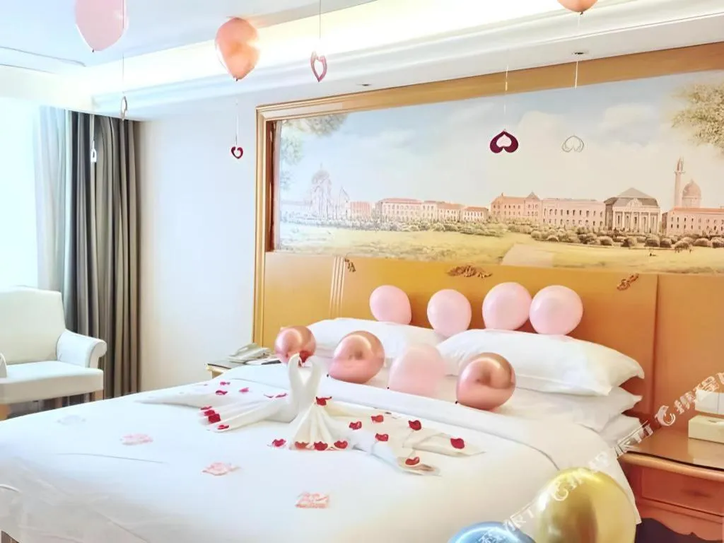 Bed in Vienna Hotel Xi'an Zhonglou