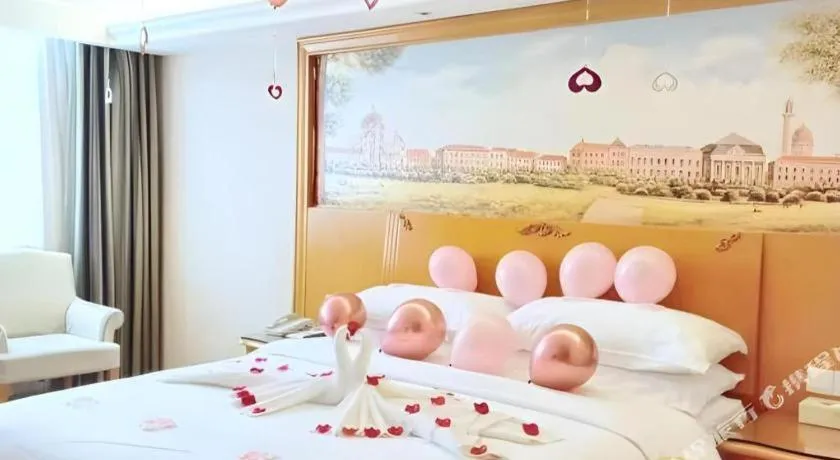 Bed in Vienna Hotel Xi'an Zhonglou