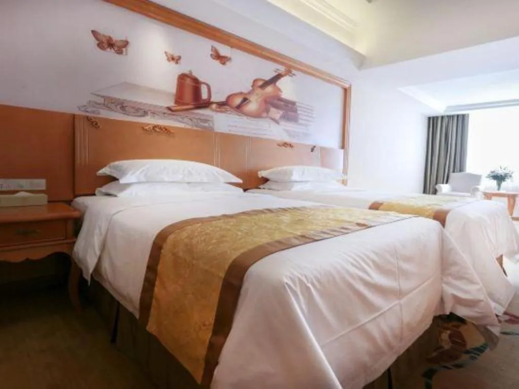 Bed in Vienna Hotel Xi'an Zhonglou