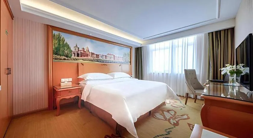 Bed in Vienna Hotel Xi'an Zhonglou