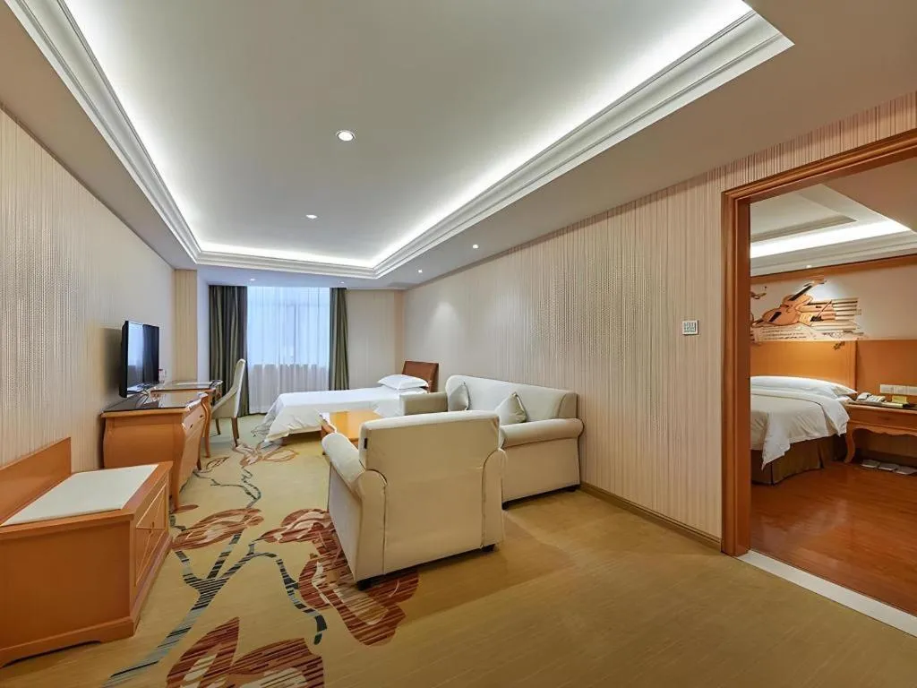 Bed in Vienna Hotel Xi'an Zhonglou