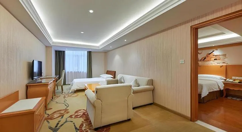 Bed in Vienna Hotel Xi'an Zhonglou