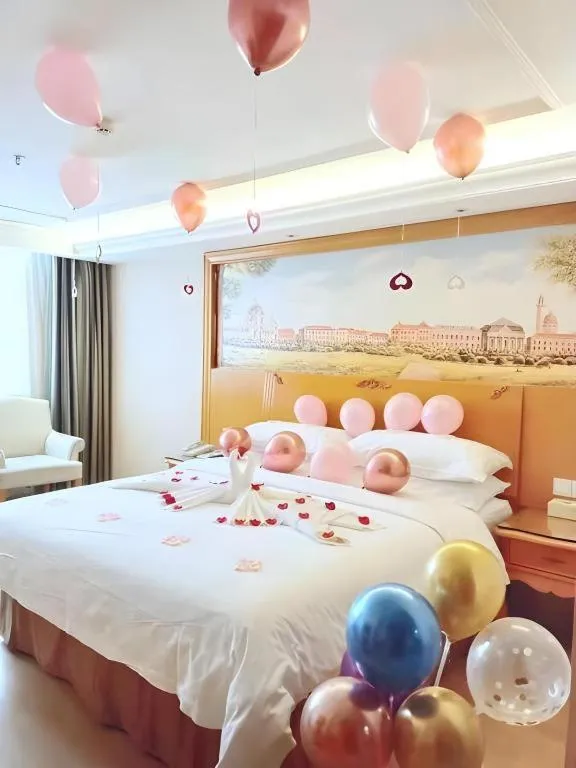 Bed in Vienna Hotel Xi'an Zhonglou