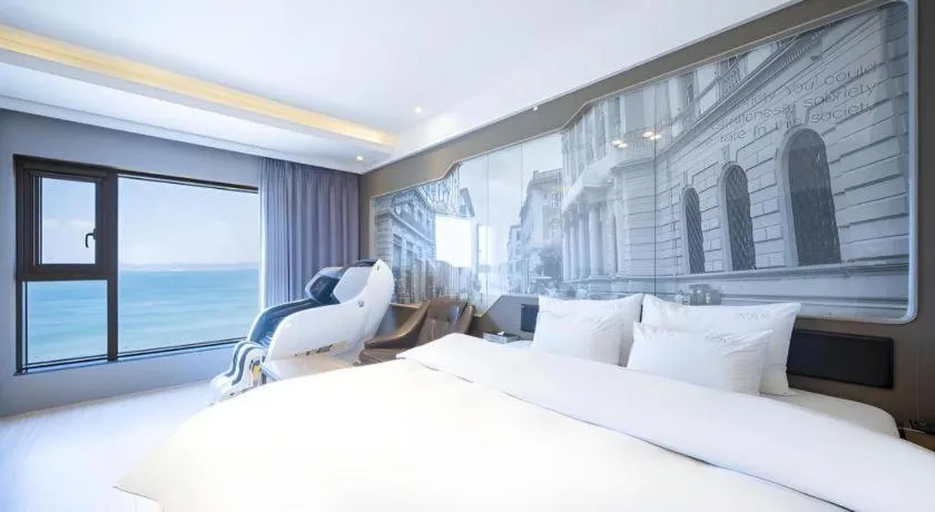 Bed in Pohang Hotel View