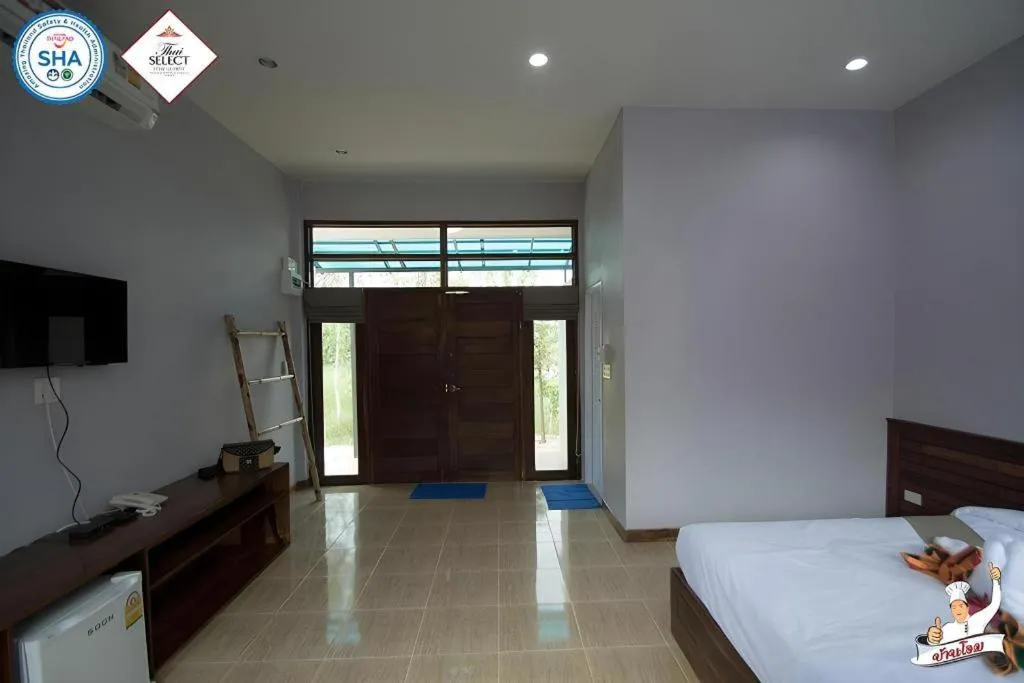 Bed in Baan Home Resort