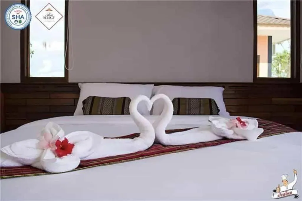 Bed in Baan Home Resort