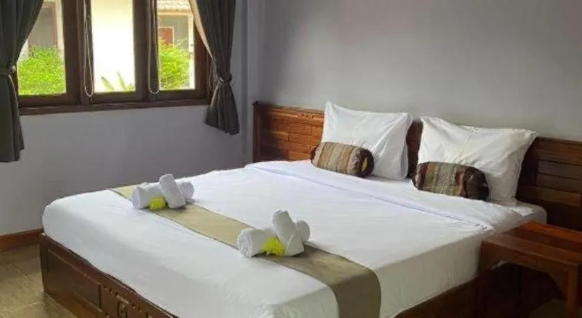 Bed in Baan Home Resort