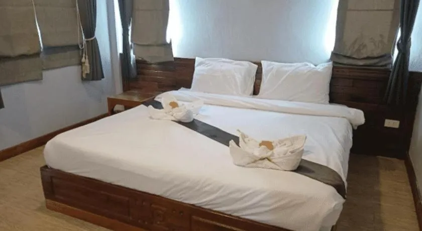 Bed in Baan Home Resort