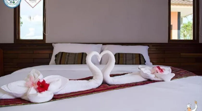 Bed in Baan Home Resort