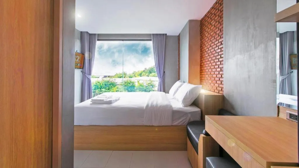 Bed in B2 Mukdahan Boutique and Budget Hotel