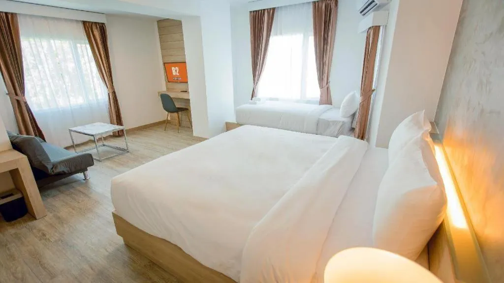 Bed in B2 Nakhonsawan Premier Hotel