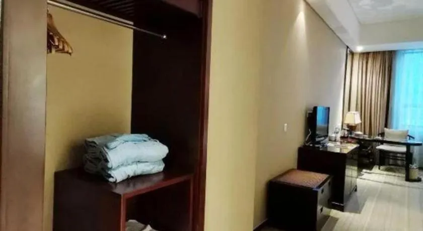 Bed in Longyan Capital International Hot Spring Resort