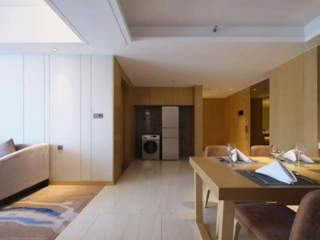 Bed in Licai Tianqi Hotel