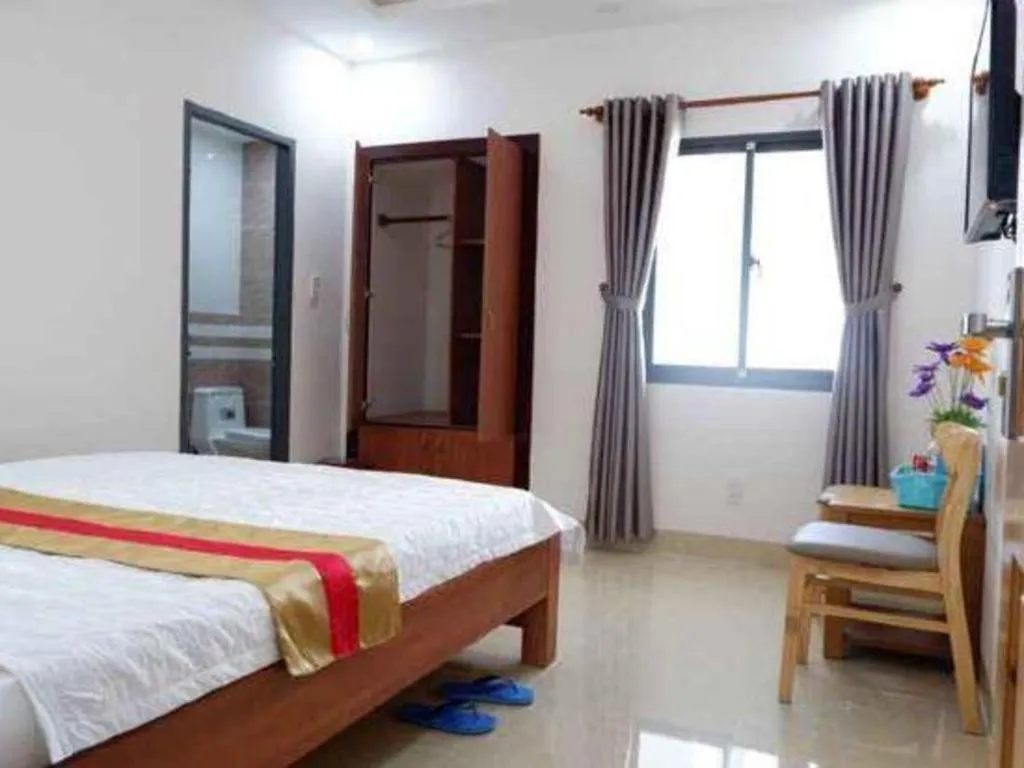 Bed in New Vung Tau Hotel
