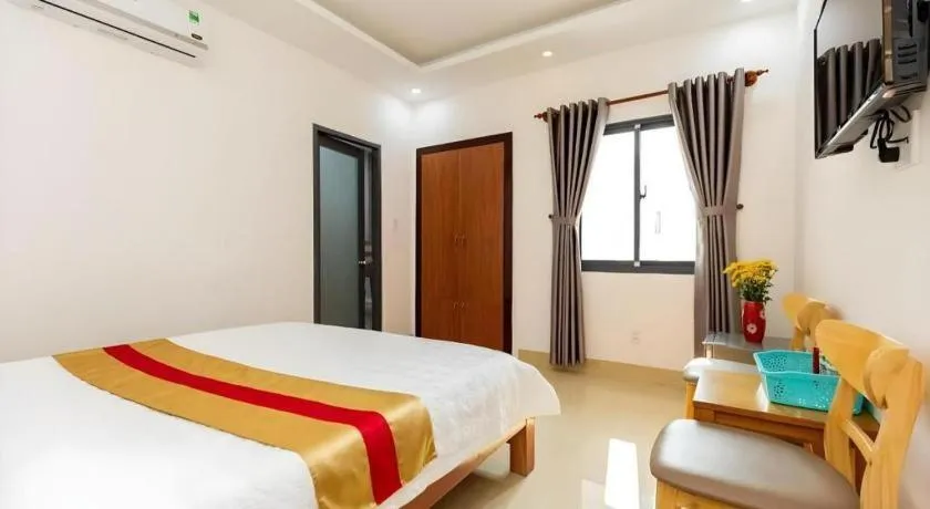 Bed in New Vung Tau Hotel