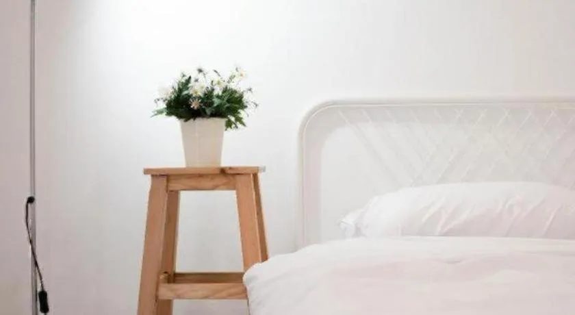 Bed in Unyak Room Ayutthaya