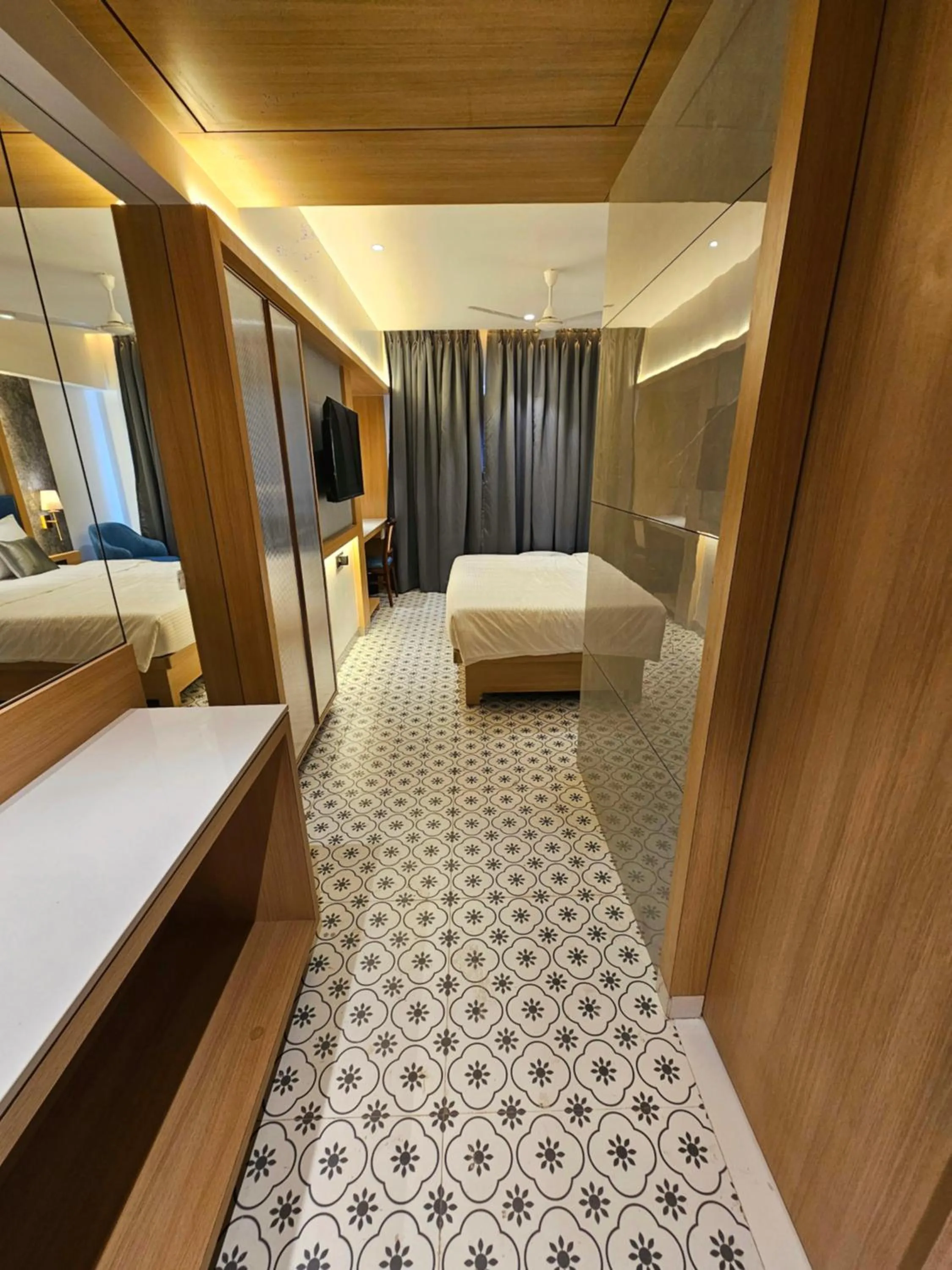 wardrobe in Hotel Golden Nest Thane