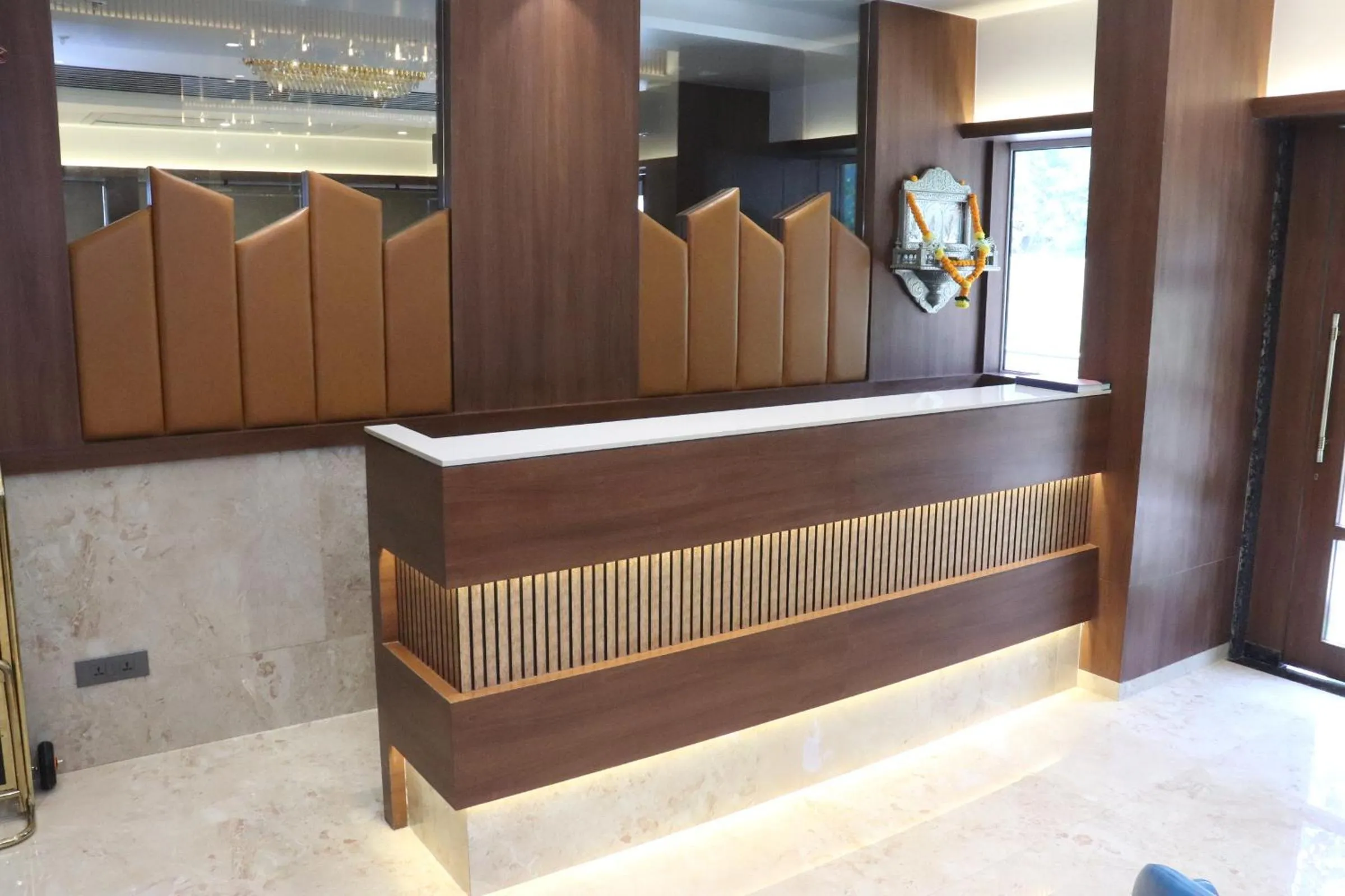 Lobby or reception in Hotel Golden Nest Thane