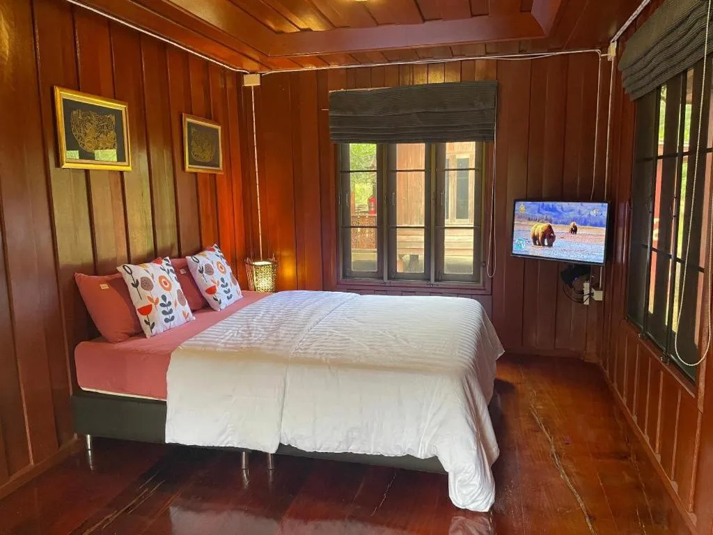 Bed in Nai Khun Khao Resort
