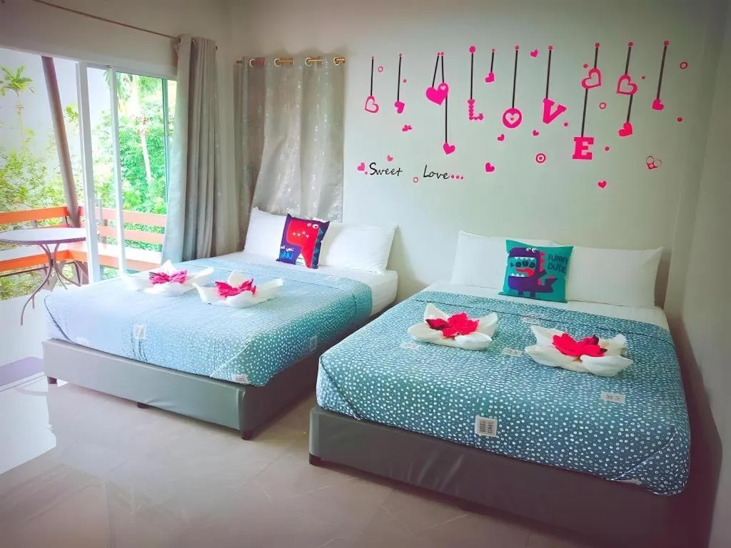 Bed in Baan Bhuriwat Kiriwong