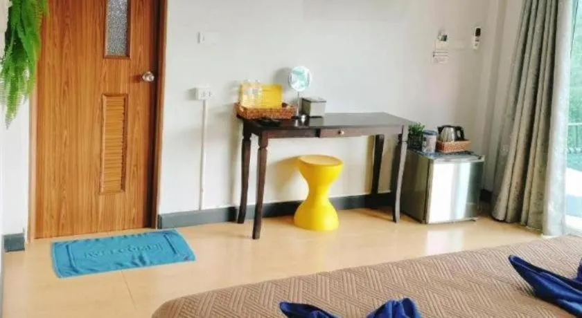 Bed in Baan Bhuriwat Kiriwong