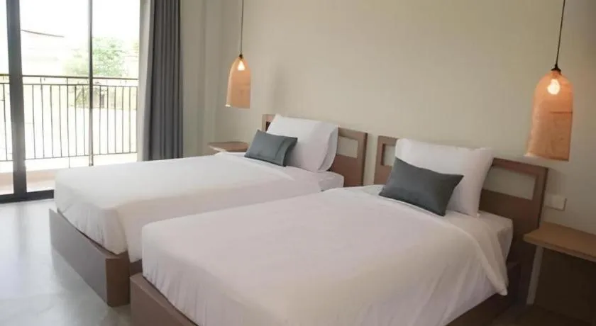 Bed in Yellow Moon Hotel