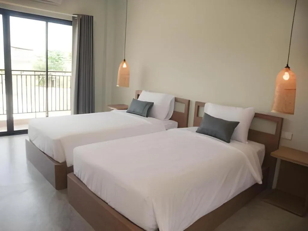 Bed in Yellow Moon Hotel