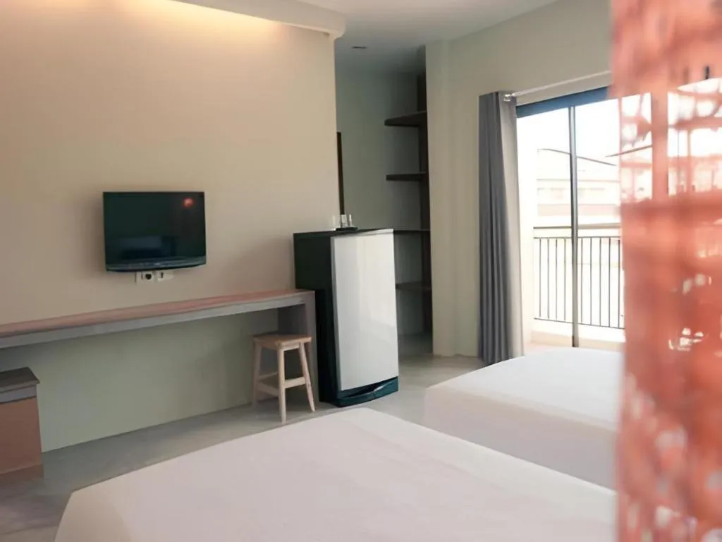 Bed in Yellow Moon Hotel