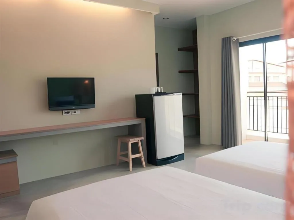 Bed in Yellow Moon Hotel