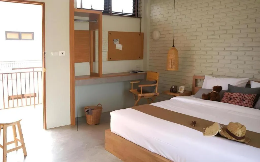 Bed in Yellow Moon Hotel