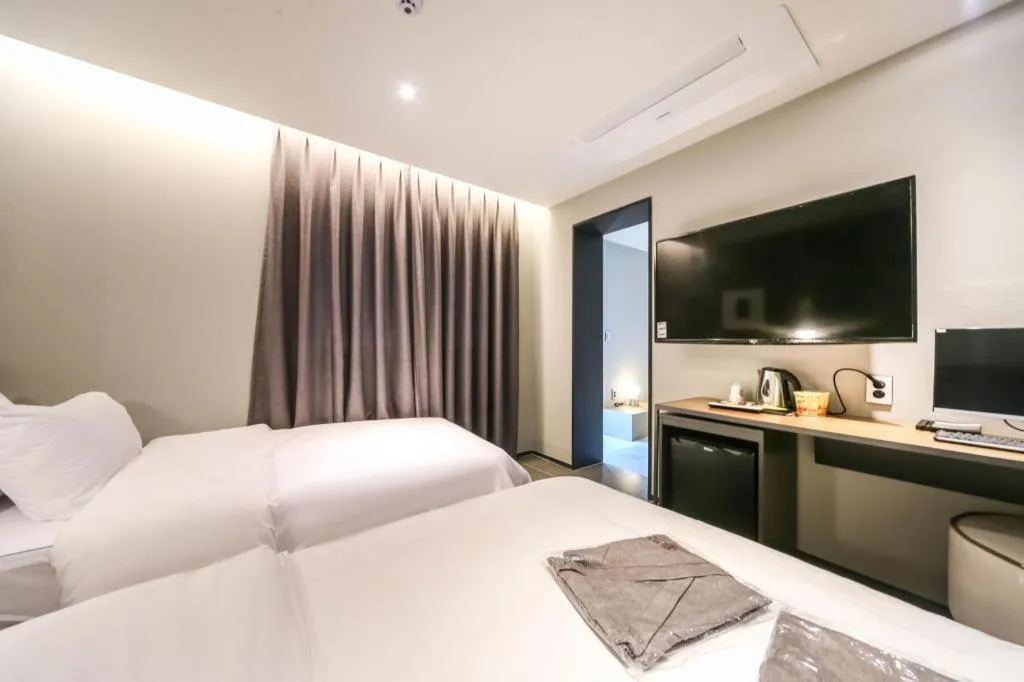 Bed in Changwon Brown dot Hotel Palyong