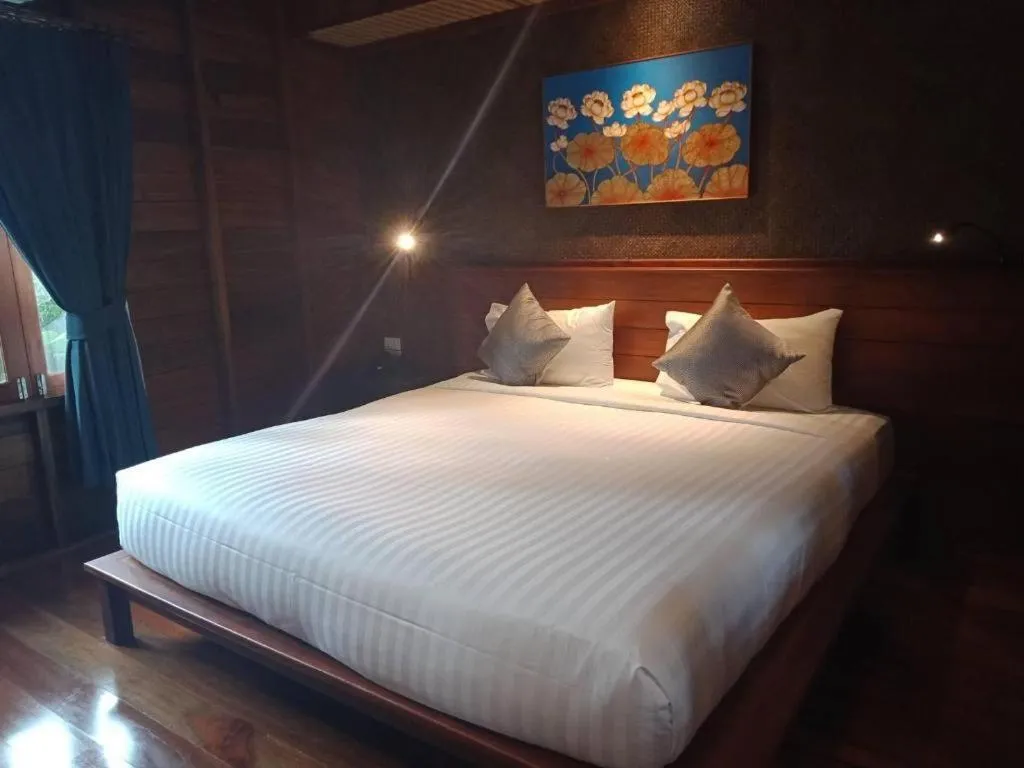 Bed in Khanom Cabana Beach Resort