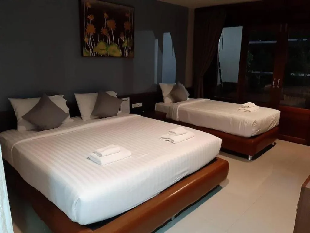 Bed in Khanom Cabana Beach Resort