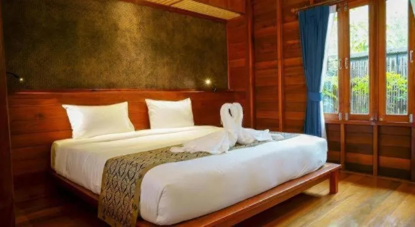 Bed in Khanom Cabana Beach Resort
