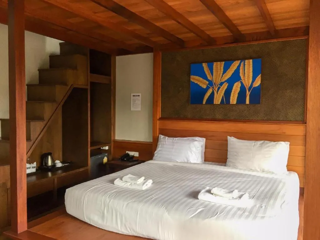 Bed in Khanom Cabana Beach Resort