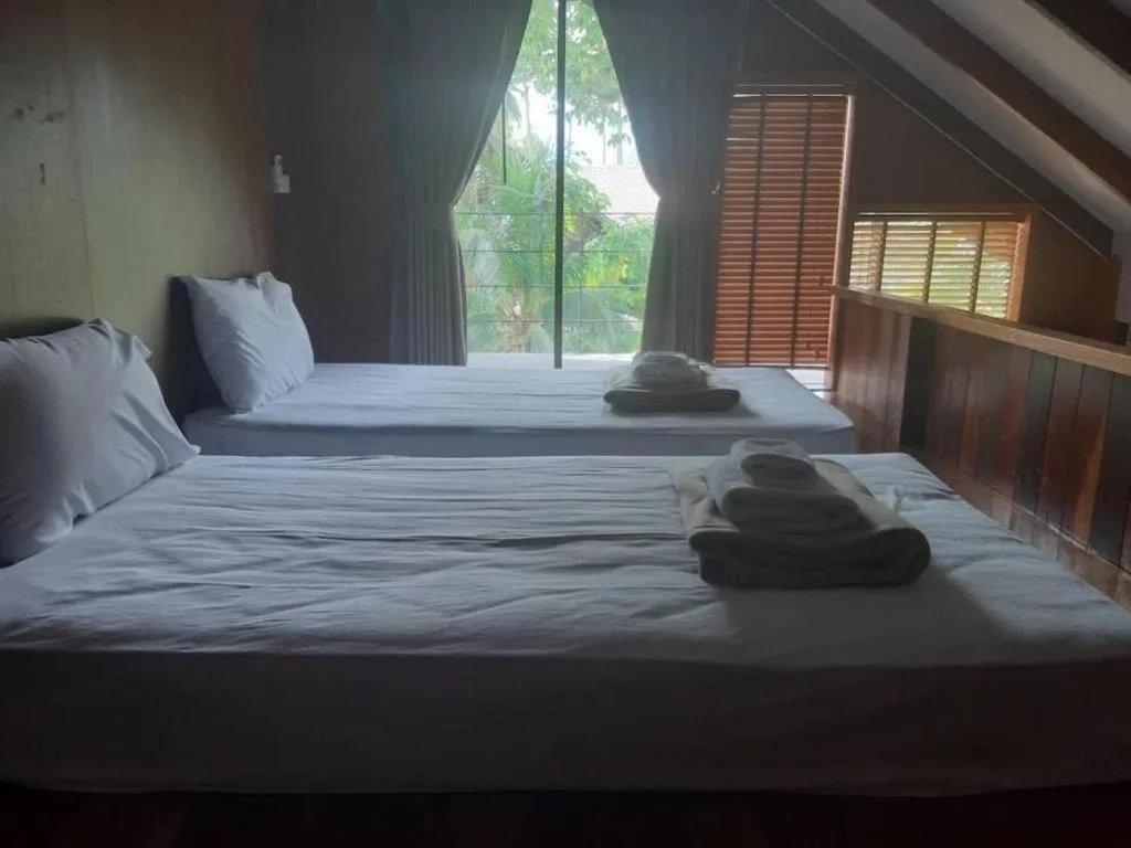 Bed in Khanom Cabana Beach Resort