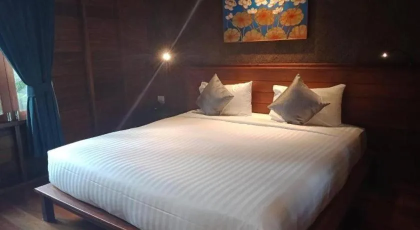 Bed in Khanom Cabana Beach Resort