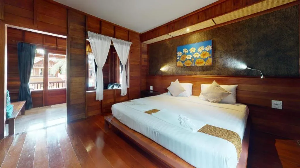 Bed in Khanom Cabana Beach Resort