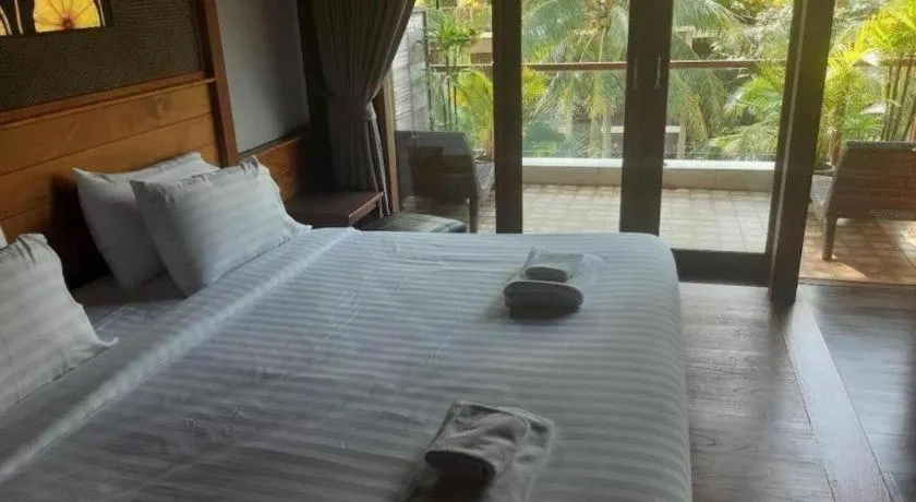 Bed in Khanom Cabana Beach Resort
