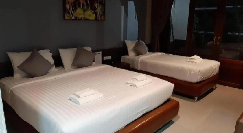 Bed in Khanom Cabana Beach Resort