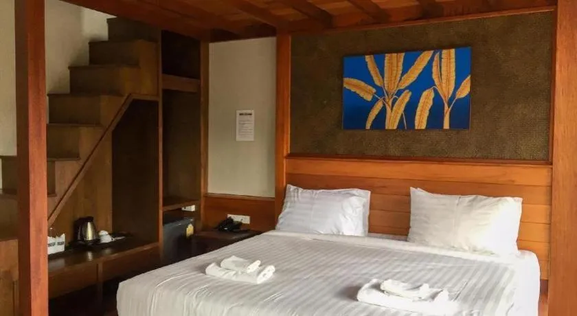 Bed in Khanom Cabana Beach Resort