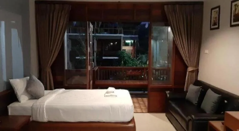 Bed in Khanom Cabana Beach Resort