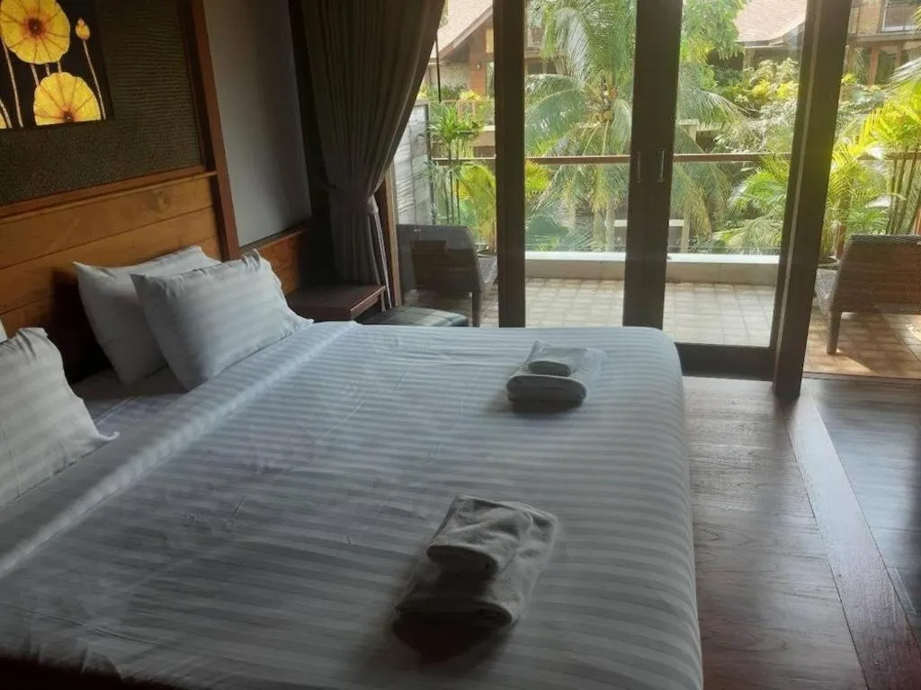 Bed in Khanom Cabana Beach Resort