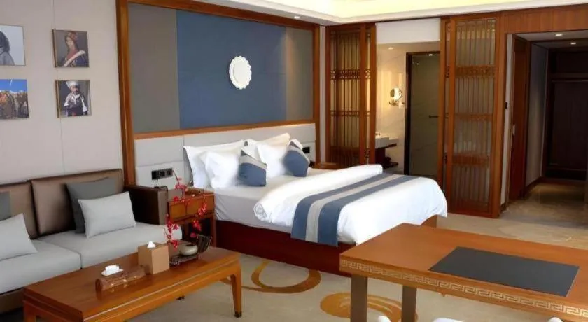 Bed in Metropolo Hotel Chengdu Wuhou Wanda Plaza