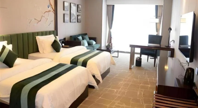 Bed in Metropolo Hotel Chengdu Wuhou Wanda Plaza