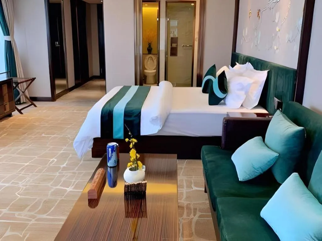 Bed in Metropolo Hotel Chengdu Wuhou Wanda Plaza